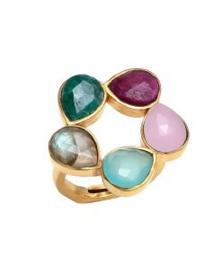 Anillos Mestiza Joyas | Anillo Mint Multicolor