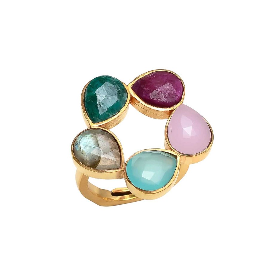 Anillos Mestiza Joyas | Anillo Mint Multicolor