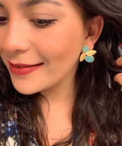 Pendientes Mestiza Joyas | Pendientes Con Piedras Roma Aguamarina