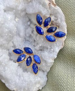 Pendientes Mestiza Joyas | Pendientes Piedras Sof A Azul