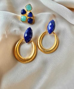 Anillos Mestiza Joyas | Anillo Shine Azul Y Amazonita