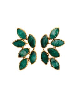 Pendientes Mestiza Joyas | Pendientes Piedras Sof A Esmeralda