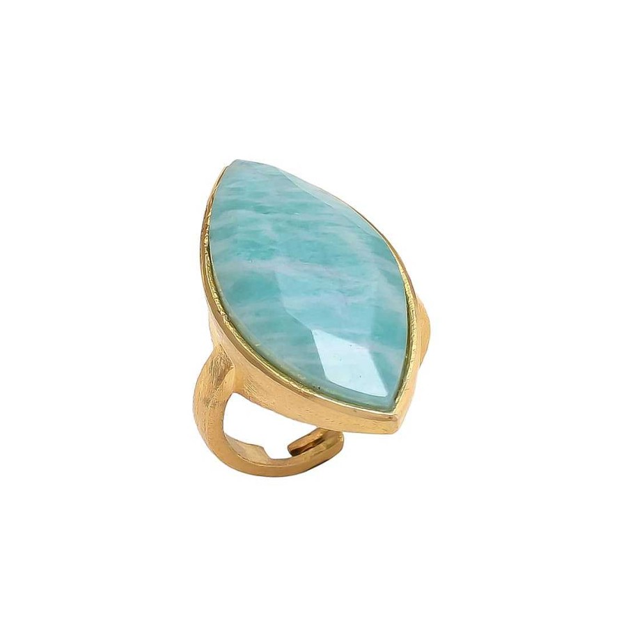 Anillos Mestiza Joyas | Anillo Amelie Amazonita