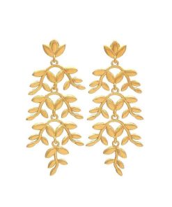 Pendientes Mestiza Joyas | Pendientes Dorados Jazm N