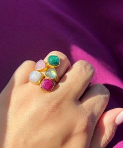 Anillos Mestiza Joyas | Anillo Shine Multicolor